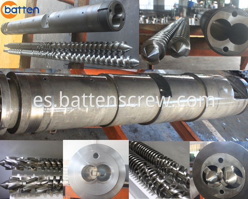 Mikrosan MCV 67/22d Barril de tornillo/Tornillo Twin Barrel MCV67/22d para la extrusión de Mikrosan